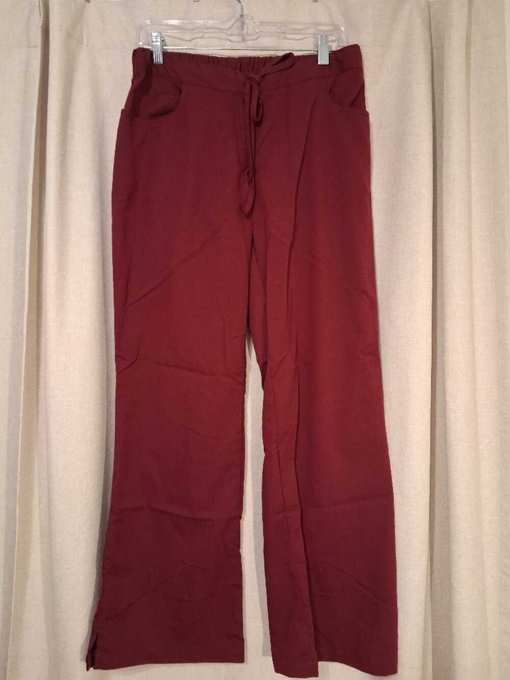Grey's Anatomy by Barco Scrub Pants Womens Medium Burgundy